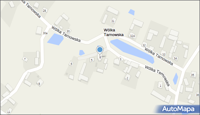 Wólka Tarnowska, Wólka Tarnowska, 4, mapa Wólka Tarnowska