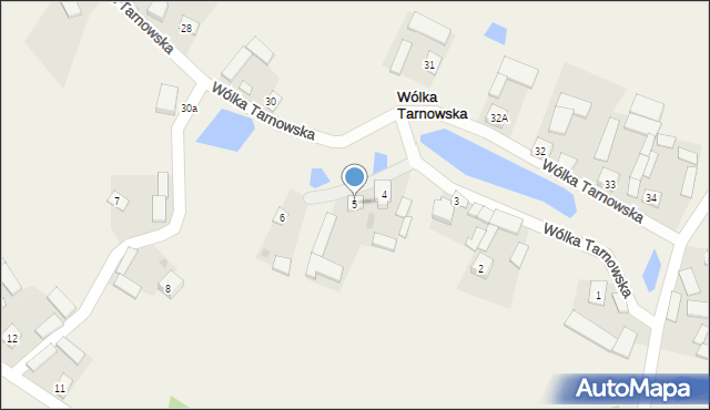 Wólka Tarnowska, Wólka Tarnowska, 5, mapa Wólka Tarnowska