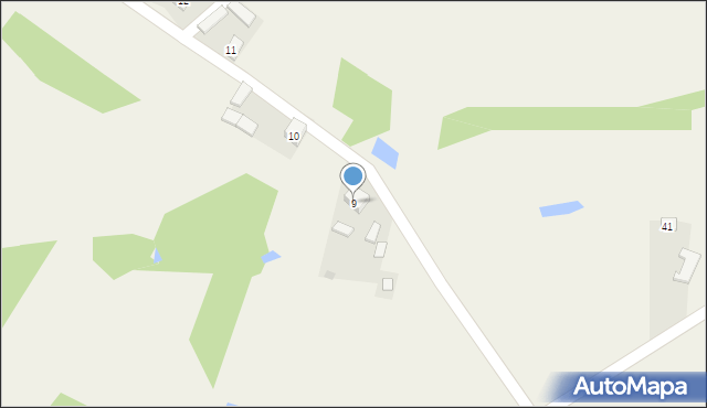 Wólka Tarnowska, Wólka Tarnowska, 9, mapa Wólka Tarnowska