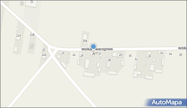 Wólka Twarogowa, Wólka Twarogowa, 26, mapa Wólka Twarogowa