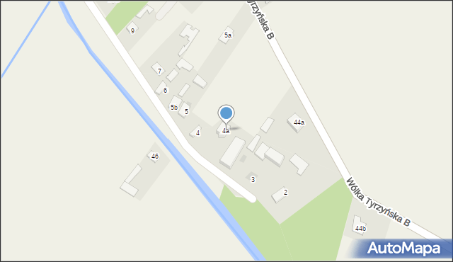 Wólka Tyrzyńska, Wólka Tyrzyńska, 4a, mapa Wólka Tyrzyńska