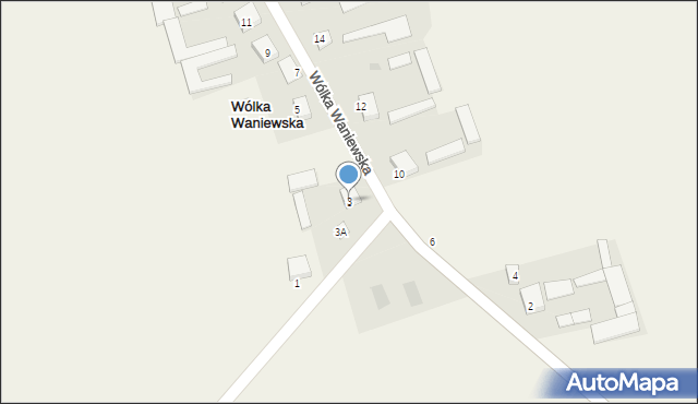 Wólka Waniewska, Wólka Waniewska, 3, mapa Wólka Waniewska