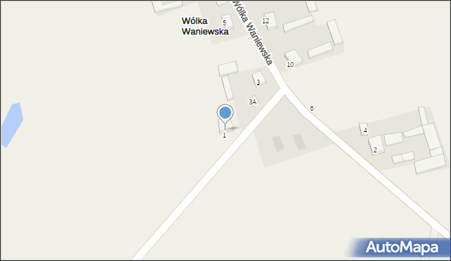 Wólka Waniewska, Wólka Waniewska, 3b, mapa Wólka Waniewska