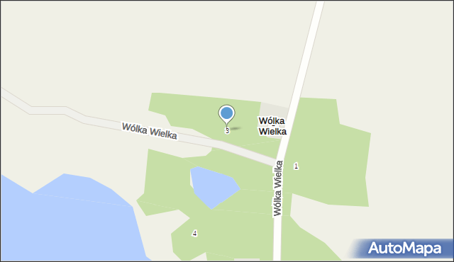 Wólka Wielka, Wólka Wielka, 3, mapa Wólka Wielka