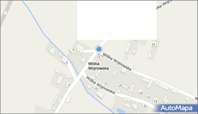 Wólka Wojnowska, Wólka Wojnowska, 2, mapa Wólka Wojnowska