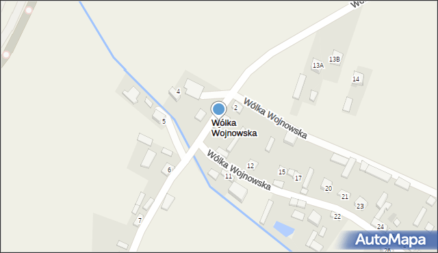 Wólka Wojnowska, Wólka Wojnowska, 3, mapa Wólka Wojnowska
