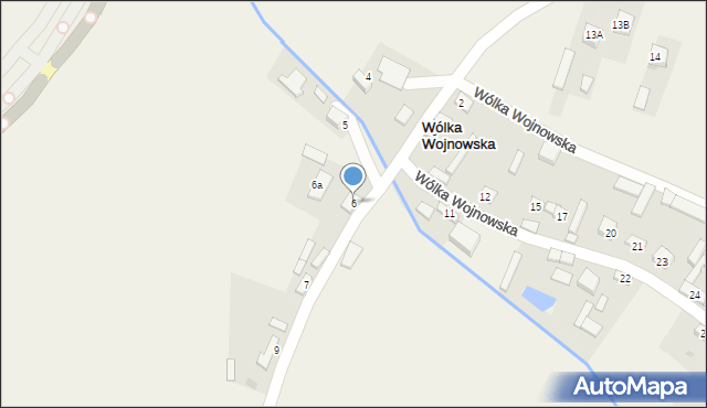 Wólka Wojnowska, Wólka Wojnowska, 6, mapa Wólka Wojnowska