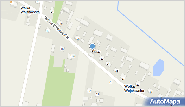 Wólka Wojsławska, Wólka Wojsławska, 19a, mapa Wólka Wojsławska