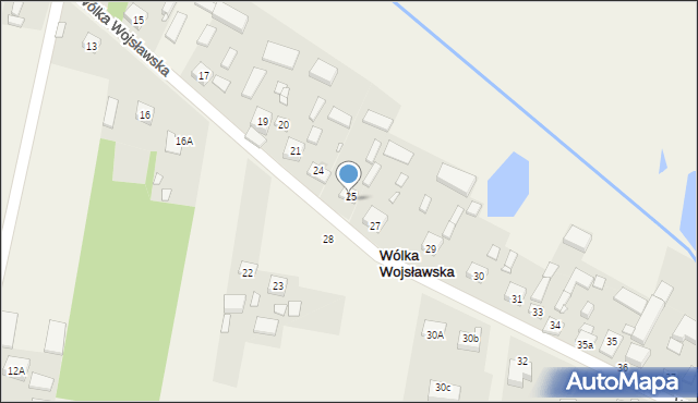 Wólka Wojsławska, Wólka Wojsławska, 26, mapa Wólka Wojsławska