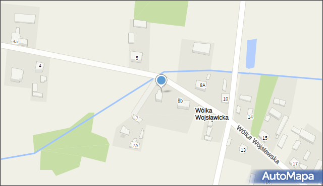 Wólka Wojsławska, Wólka Wojsławska, 6A, mapa Wólka Wojsławska