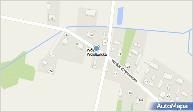 Wólka Wojsławska, Wólka Wojsławska, 9, mapa Wólka Wojsławska