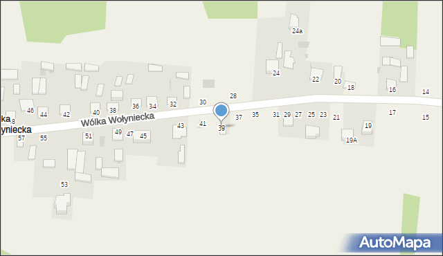 Wólka Wołyniecka, Wólka Wołyniecka, 39, mapa Wólka Wołyniecka