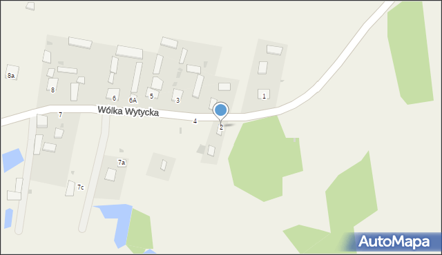 Wólka Wytycka, Wólka Wytycka, 2, mapa Wólka Wytycka