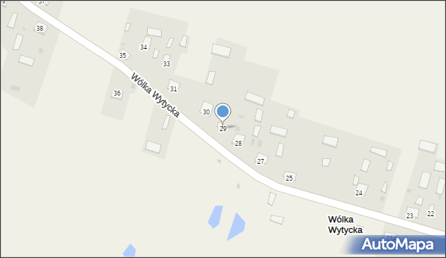 Wólka Wytycka, Wólka Wytycka, 29, mapa Wólka Wytycka