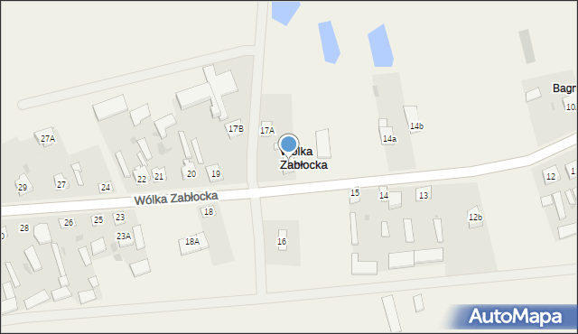 Wólka Zabłocka, Wólka Zabłocka, 17, mapa Wólka Zabłocka