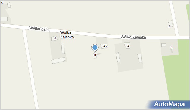 Wólka Zaleska, Wólka Zaleska, 4B, mapa Wólka Zaleska