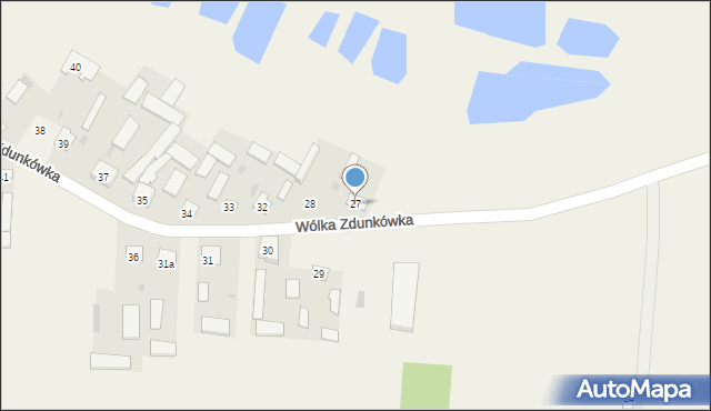 Wólka Zdunkówka, Wólka Zdunkówka, 27, mapa Wólka Zdunkówka