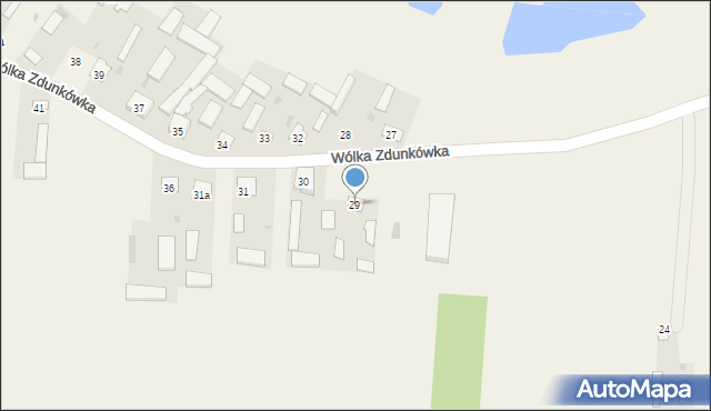 Wólka Zdunkówka, Wólka Zdunkówka, 29, mapa Wólka Zdunkówka