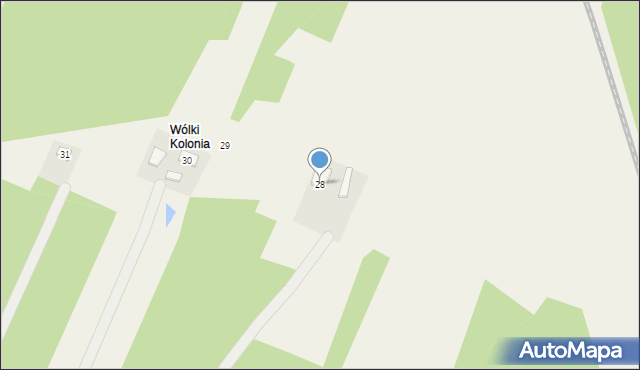 Wólki, Wólki, 28, mapa Wólki