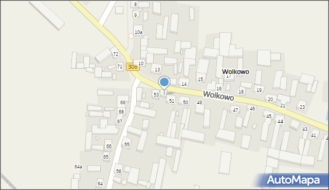 Wolkowo, Wolkowo, 52, mapa Wolkowo