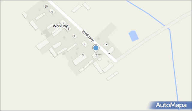 Wołkuny, Wołkuny, 2, mapa Wołkuny