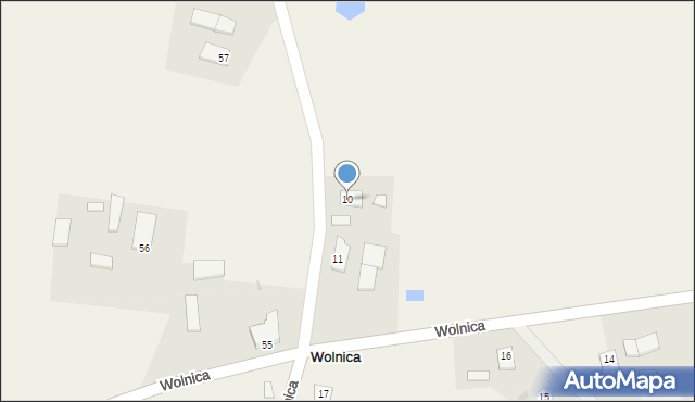 Wolnica, Wolnica, 10, mapa Wolnica