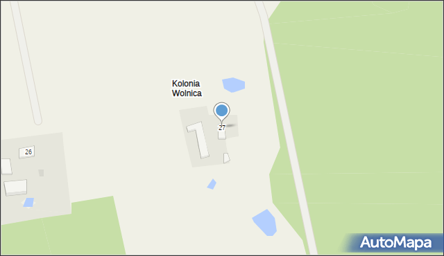 Wolnica, Wolnica, 27, mapa Wolnica