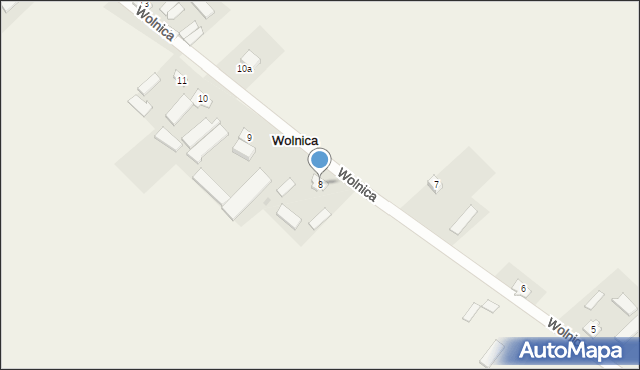 Wolnica, Wolnica, 8, mapa Wolnica