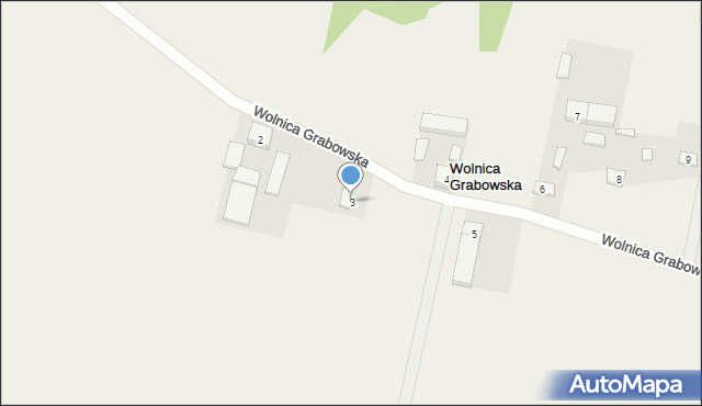 Wolnica Grabowska, Wolnica Grabowska, 3, mapa Wolnica Grabowska