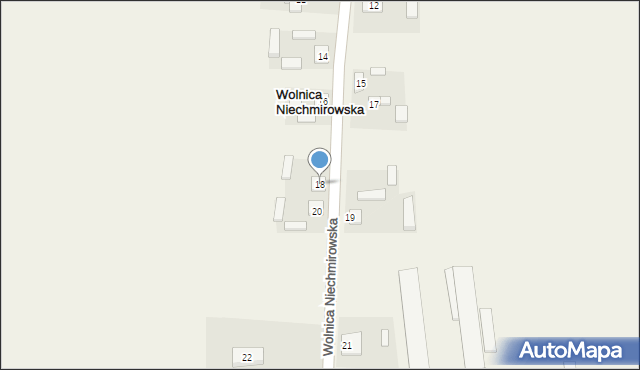 Wolnica Niechmirowska, Wolnica Niechmirowska, 18, mapa Wolnica Niechmirowska