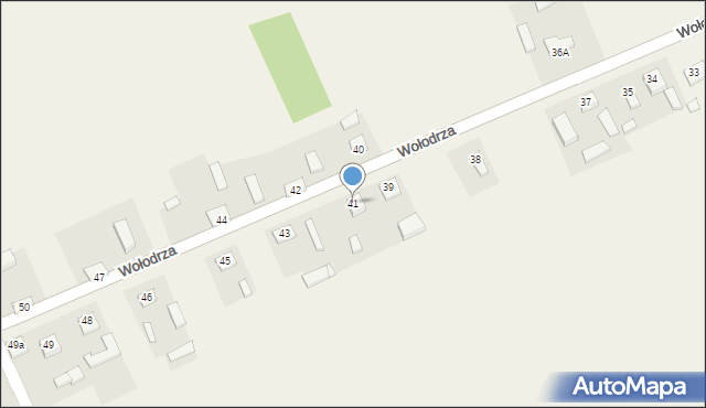 Wołodrza, Wołodrza, 41, mapa Wołodrza