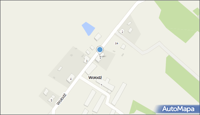 Wołodź, Wołodź, 2, mapa Wołodź