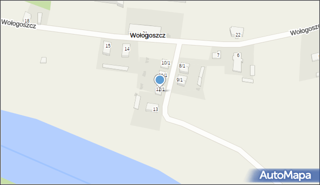 Wołogoszcz, Wołogoszcz, 12/2, mapa Wołogoszcz