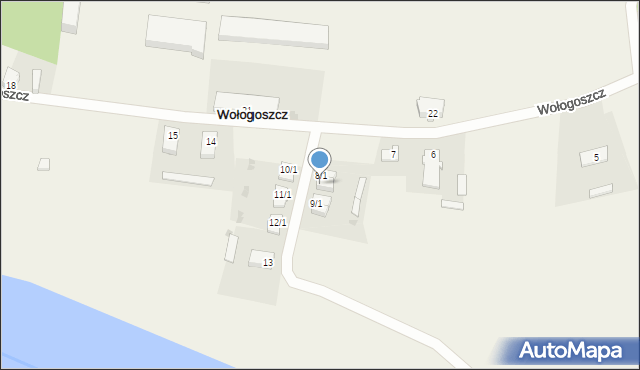 Wołogoszcz, Wołogoszcz, 8/2, mapa Wołogoszcz