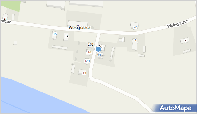 Wołogoszcz, Wołogoszcz, 9/2, mapa Wołogoszcz