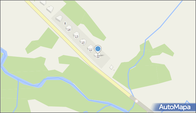 Wołosate, Wołosate, 12, mapa Wołosate