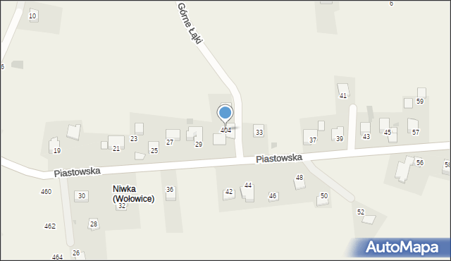 Wołowice, Wołowice, 404, mapa Wołowice