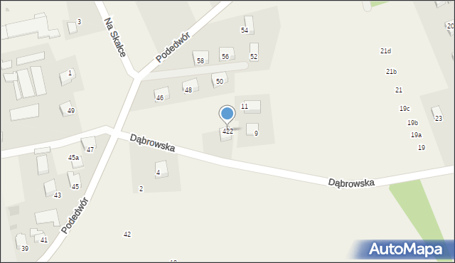 Wołowice, Wołowice, 422, mapa Wołowice