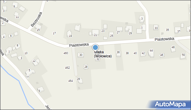 Wołowice, Wołowice, 585, mapa Wołowice