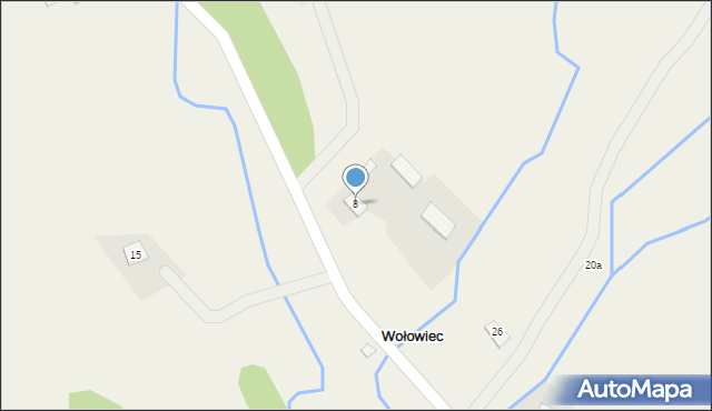 Wołowiec, Wołowiec, 8, mapa Wołowiec