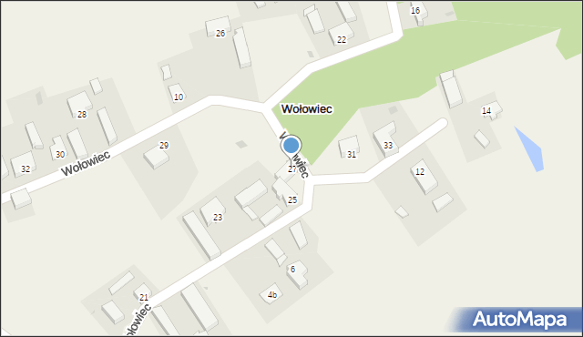 Wołowiec, Wołowiec, 27, mapa Wołowiec