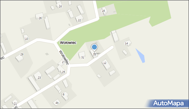 Wołowiec, Wołowiec, 33, mapa Wołowiec