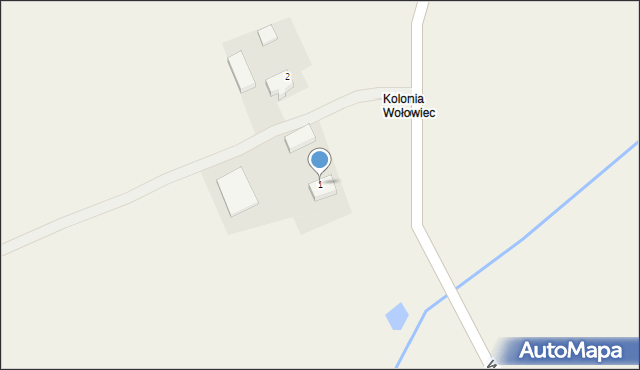 Wołowiec, Wołowiec, 1, mapa Wołowiec