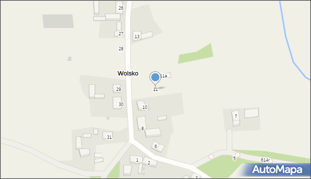 Wolsko, Wolsko, 11, mapa Wolsko