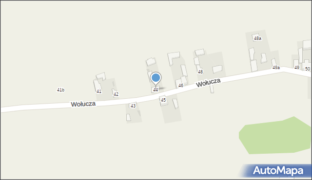 Wołucza, Wołucza, 44, mapa Wołucza