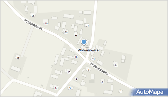 Wolwanowice, Wolwanowice, 22, mapa Wolwanowice