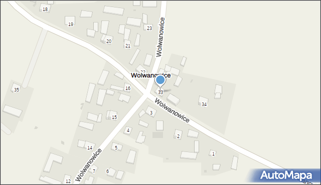 Wolwanowice, Wolwanowice, 33, mapa Wolwanowice