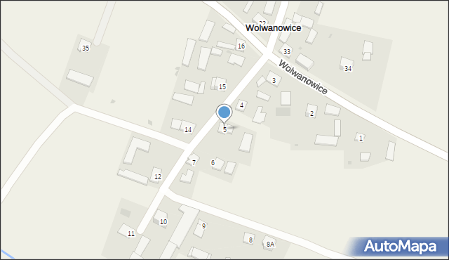 Wolwanowice, Wolwanowice, 5, mapa Wolwanowice