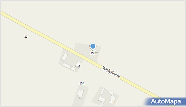 Wołyńskie, Wołyńskie, 15b, mapa Wołyńskie