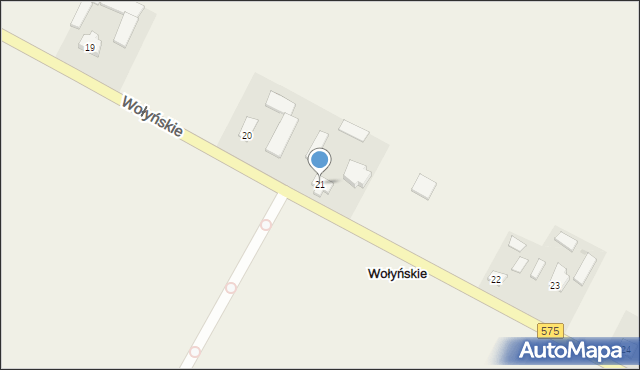 Wołyńskie, Wołyńskie, 21, mapa Wołyńskie